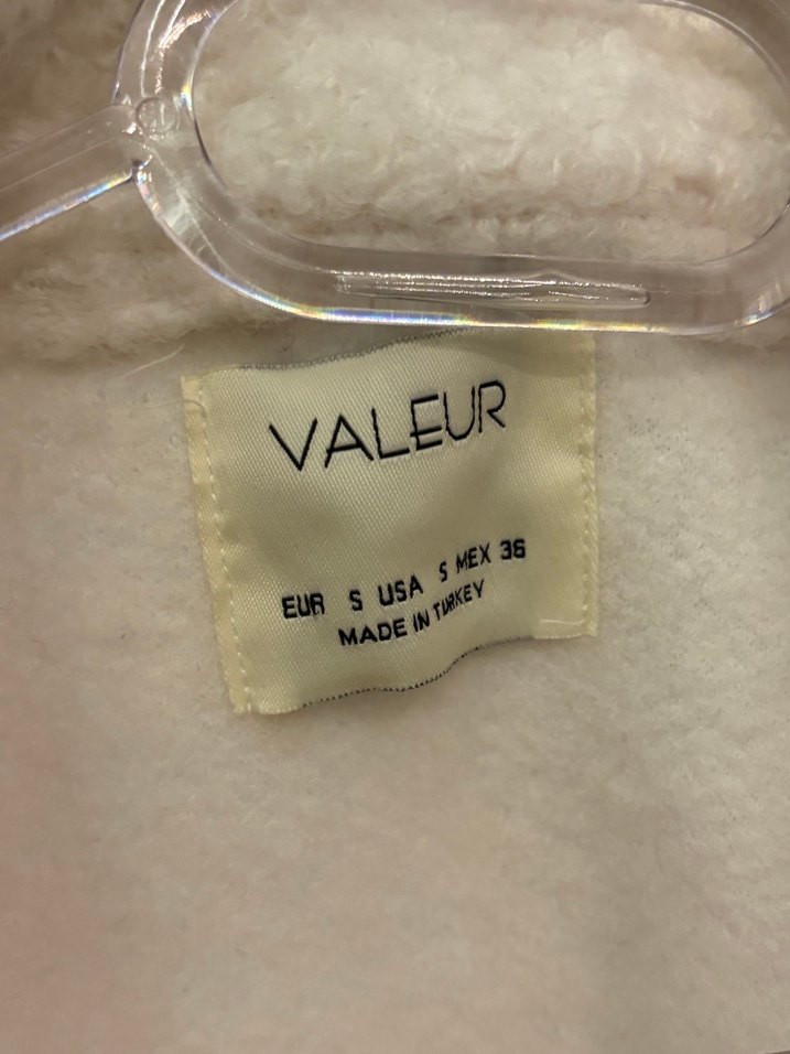 Düğmeli Beyaz Midi Kadın Kaban/Ceket - Görsel 3