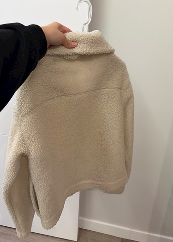 Bej Peluş Kadın Ceket - Görsel 3