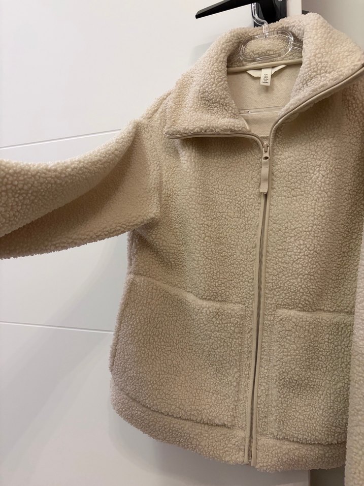 Bej Peluş Kadın Ceket - Görsel 2