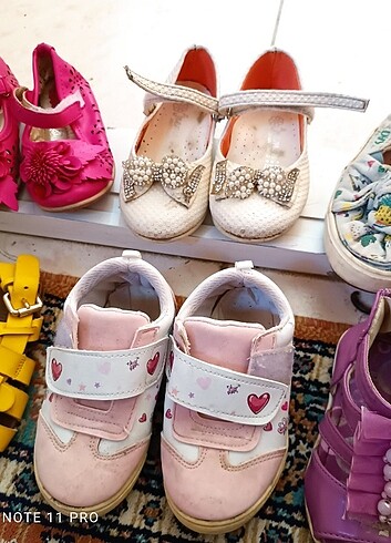 24 Beden çeşitli Renk #Kız çocuk ayakkabi