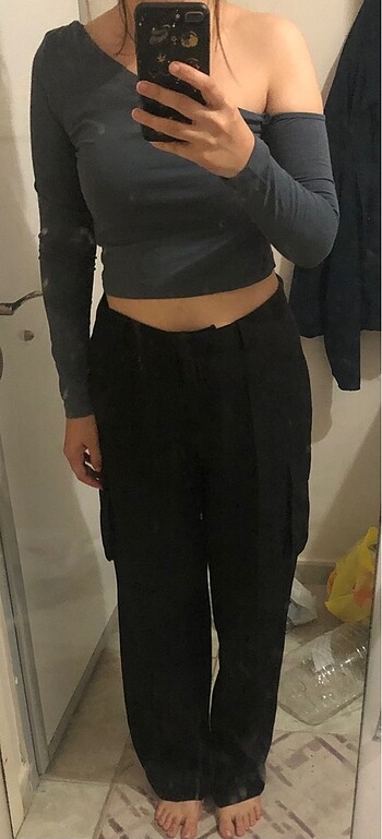 Trendyolmilla kumaş kargo pantolon