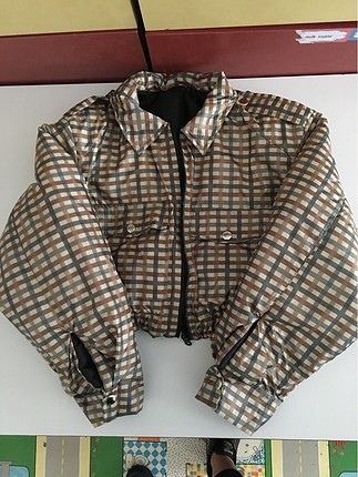 Kısa bomber ceket