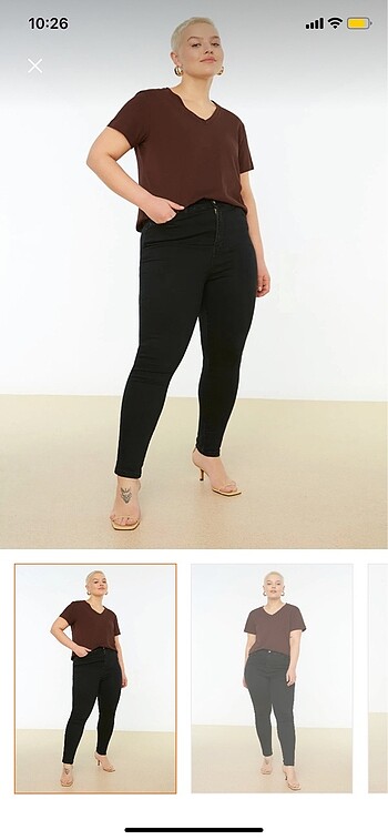 Trendyol & Milla Siyah kot pantolon