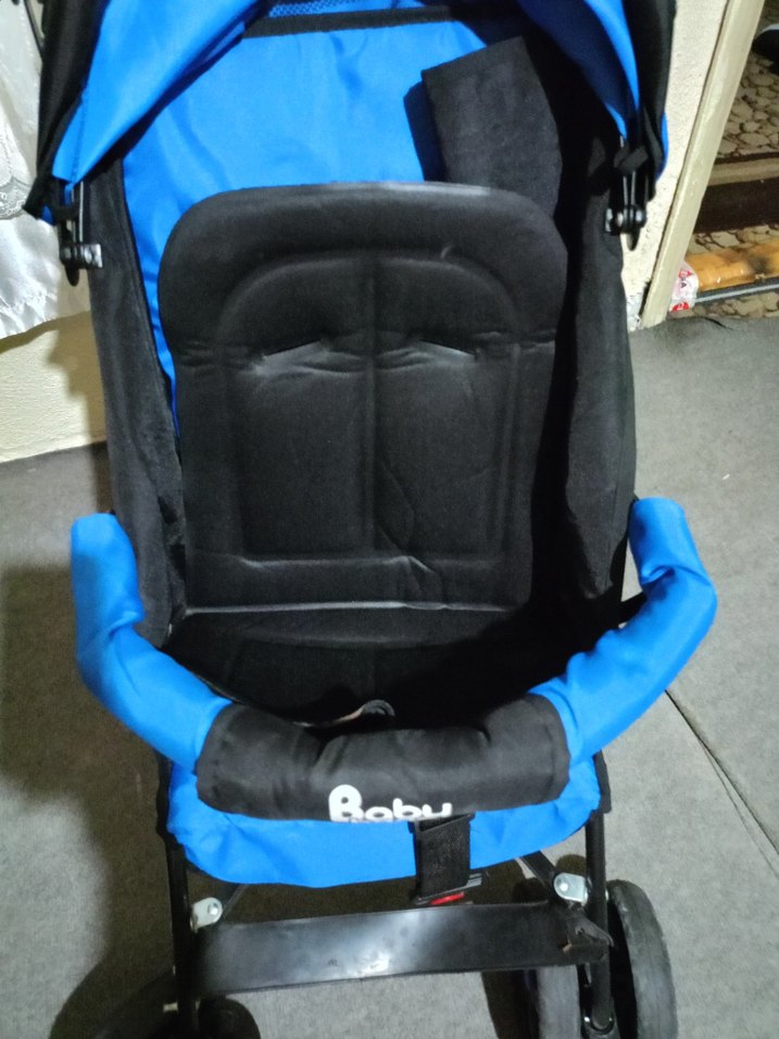 Koyu Mavi Bebek Arabası - Görsel 4