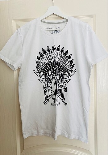 Beyaz unisex tshirt