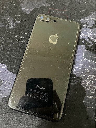 İphone 7 plus jetblack orijinal çıkma kasa muadil