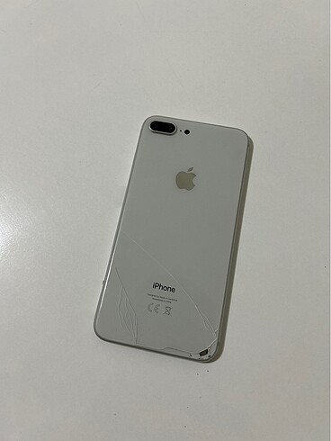 İphone 8 plus orijinal cıkma kasa arka cam catlak
