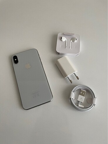 İphone sarj adaptör + kablosu + kulaklık