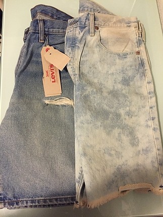 Levis Levis jean şort 2 adet 36ve 34 beden