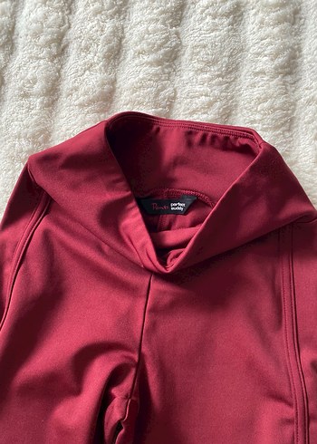 Bordo Spor Tayt - Görsel 2