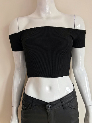 s Beden Siyah Croptop