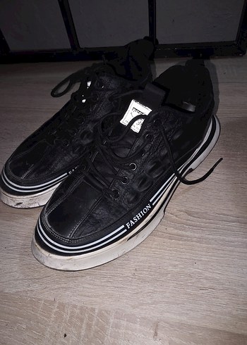 Fashion Angel Siyah Bagcikli Sneaker