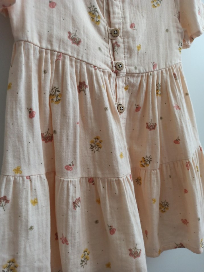 Müslin kumaş Kız Çocuk Elbise - Görsel 3