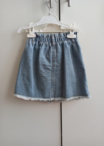 LC Waikiki Kız Çocuk Mavi Denim Etek