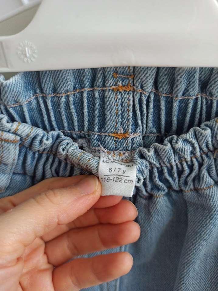 Kız Çocuk Mavi Denim Etek - Görsel 3