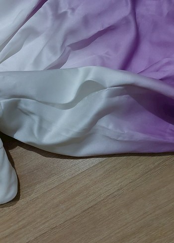 Mor Tonlarında  Uzun Elbise - Görsel 4