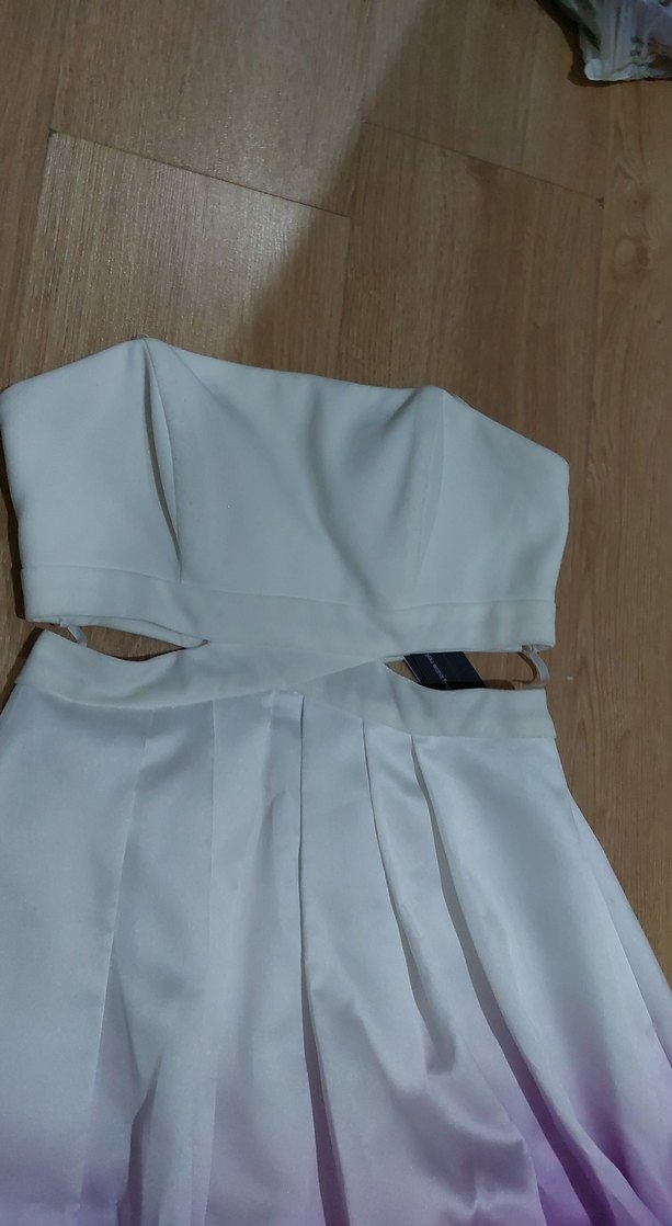 Mor Tonlarında  Uzun Elbise - Görsel 3