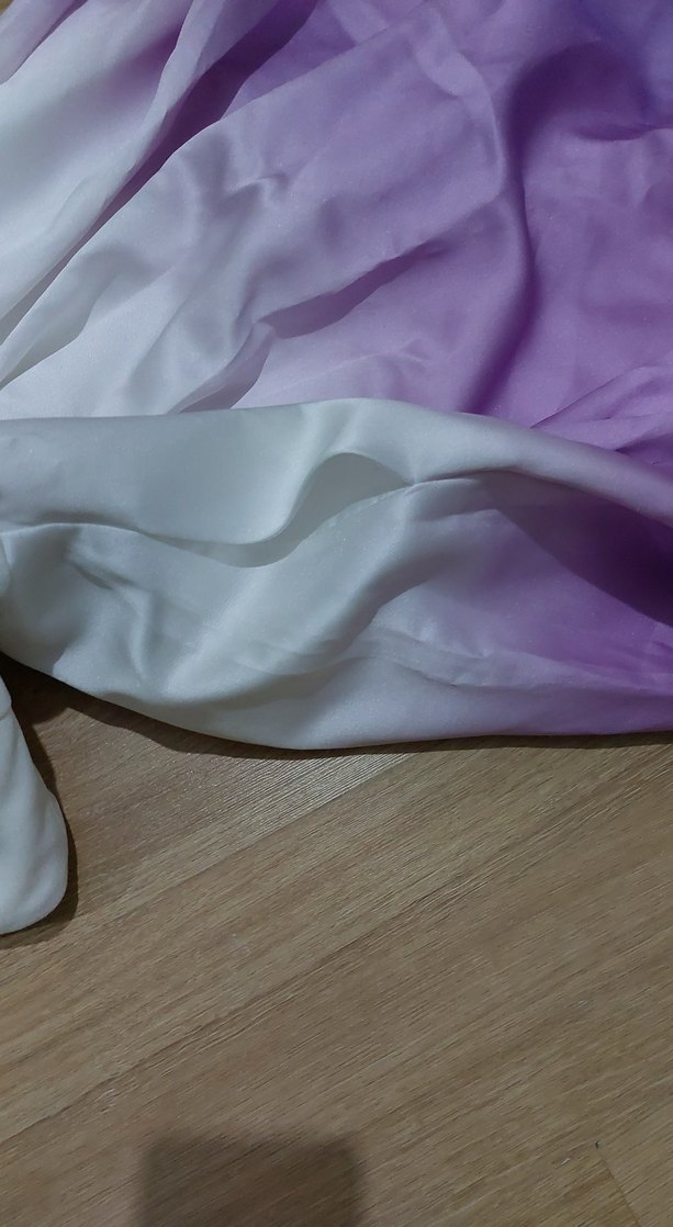 Mor Tonlarında  Uzun Elbise - Görsel 4