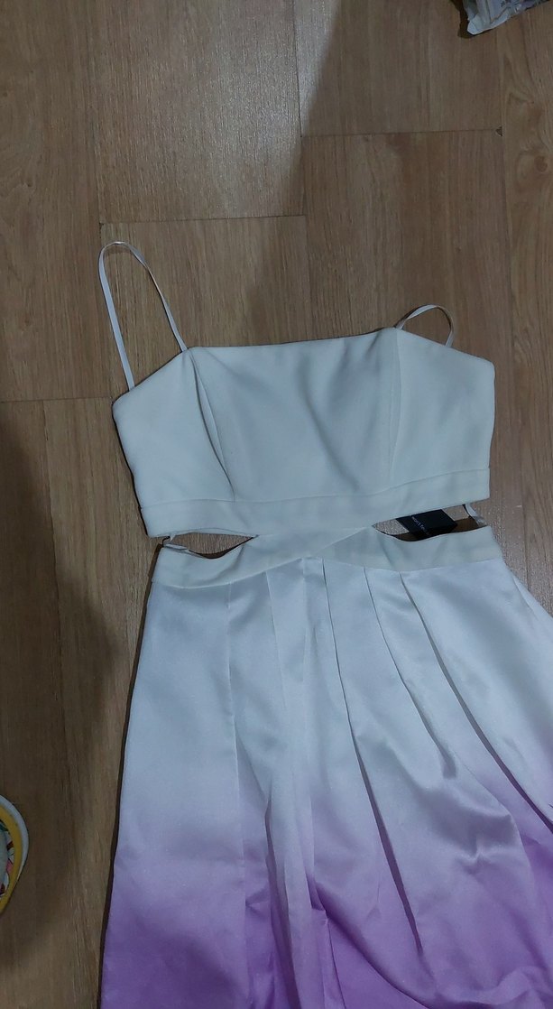 Mor Tonlarında  Uzun Elbise - Görsel 2