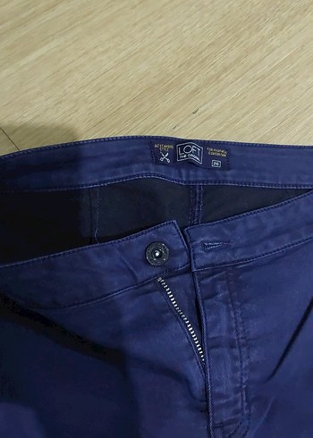Kadın Lacivert Elastik Denim Normal Paça Jean - Görsel 6