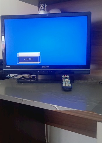 Mavi Sunny LED TV ve uydu alıcısı - Görsel 4