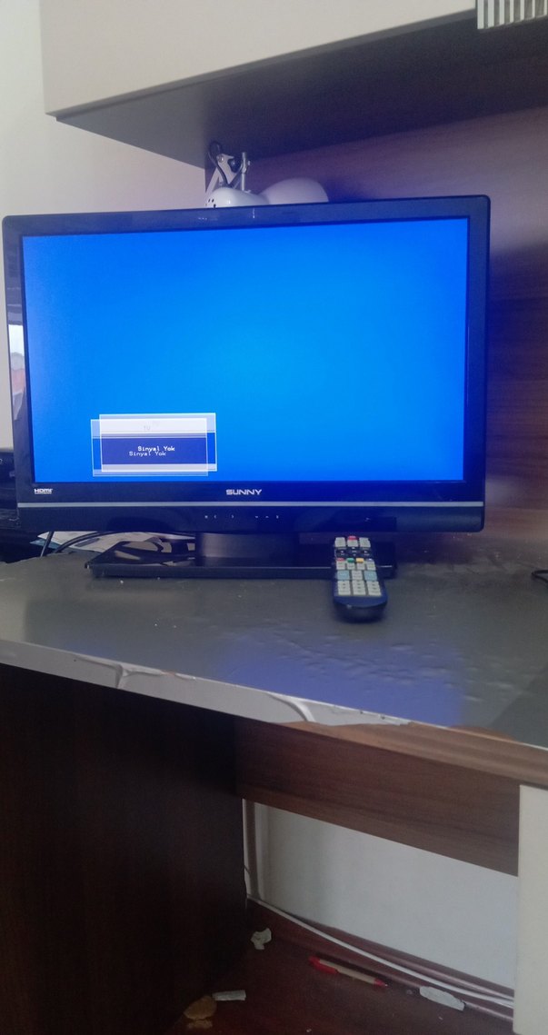 Mavi Sunny LED TV ve uydu alıcısı - Görsel 4