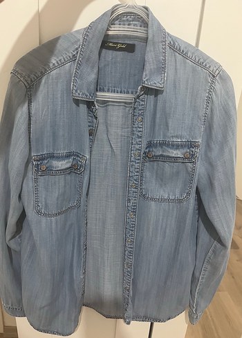Mavi Jeans Acik Mavi Denim Gomlek
