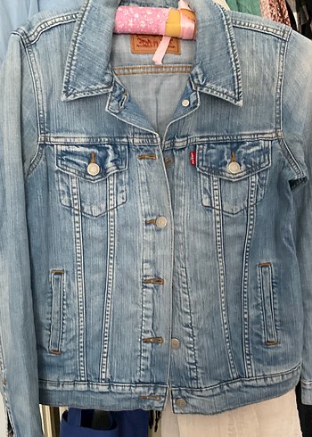 Levis Levi S Acik Mavi Denim Ceket