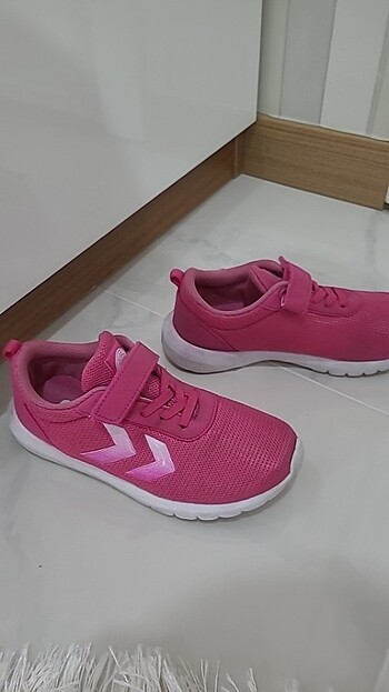 34 Beden pembe Renk Kız çocuk pembe spor ayakkabı