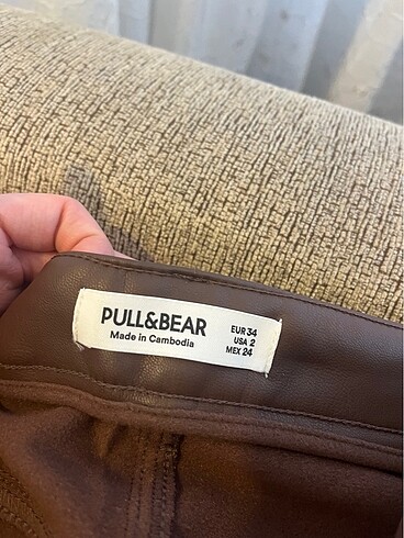 Pull and Bear Deri Pantolon