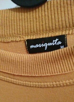 m Beden Mariquita sweatshirt hardal rengi