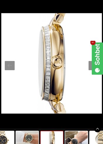 Beden altın Renk Michael Kors Altın Renkli Klasik Kadın Saati