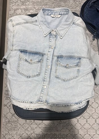 LC Waikiki Acik Mavi Denim Gomlek