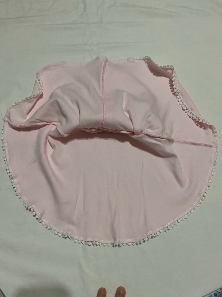 Kız Çocuk Pembe Kapüşonlu Düğmeli Panço - Görsel 4