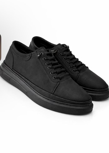 Diğer Siyah Suet Sneaker