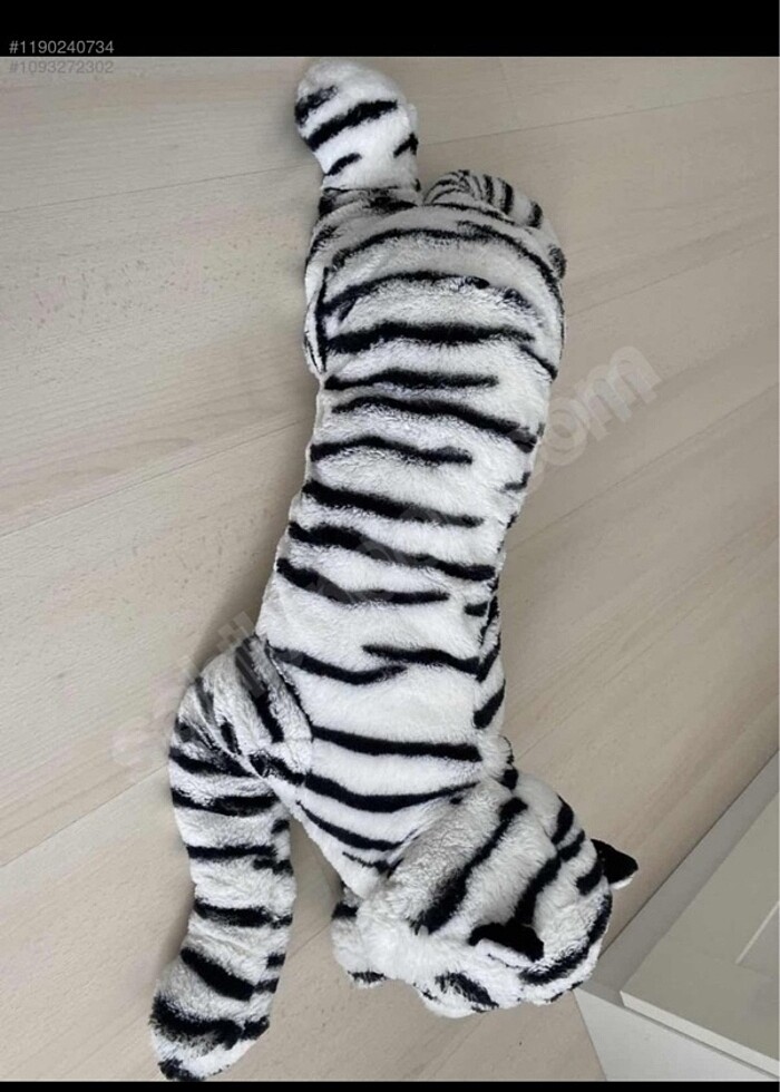 İkea peluş oyuncak kaplan büyük boy - Görsel 2