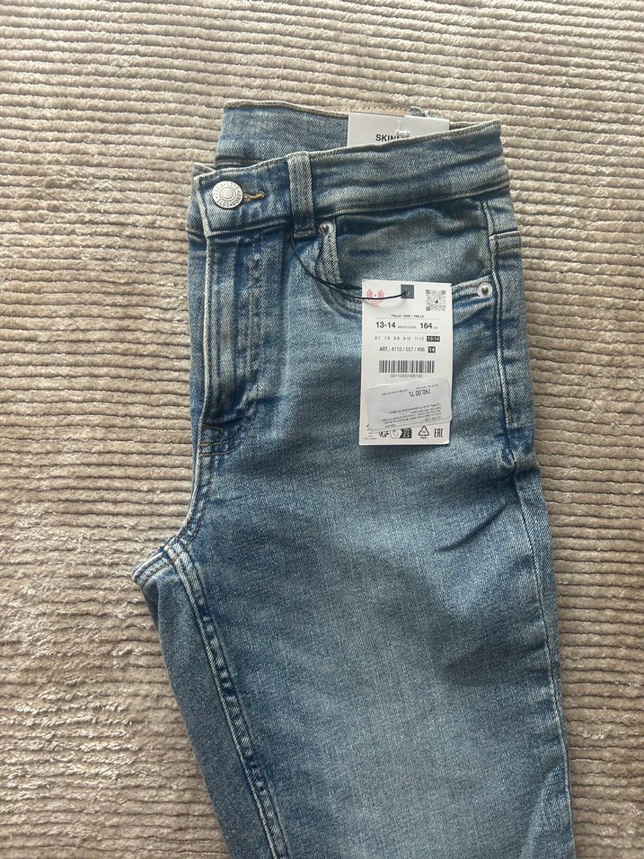 Dar Kesim Kadın Denim Kot Pantolon - Görsel 4