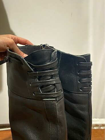 37 Beden siyah Renk Luvi shoes hakiki deri çizme