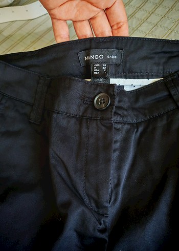 Mango Basic Siyah Duz Pantolon