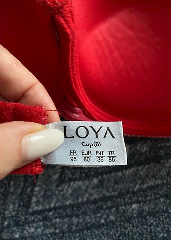 Diğer Canli Kirmizi Loya Sutyen