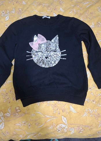 Payetli Kedi Figürlü Kedi Aksesuarı - Görsel 5