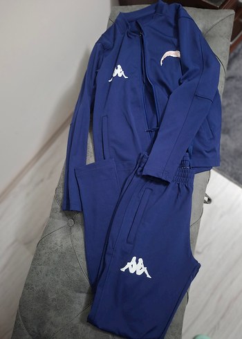 Kappa Erkek Çocuk Mavi Fermuarlı Sweatshirt - Görsel 3