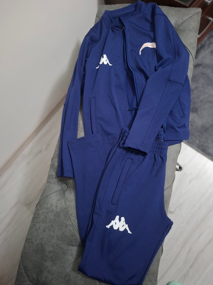 Kappa Erkek Çocuk Mavi Fermuarlı Sweatshirt - Görsel 3