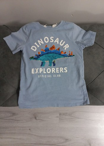 Çok Renkli Baskılı Erkek Çocuk Tişört - Görsel 5