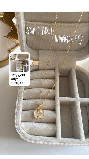 Bety gold kolye