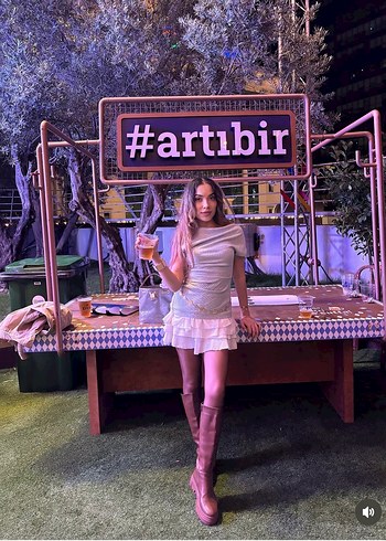 Zara simetrik yaka body - Görsel 2