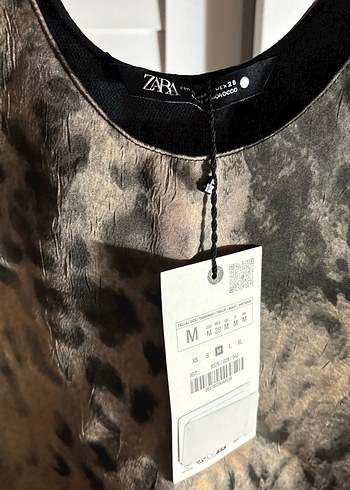 Zara Desenli Askılı Bluz - Görsel 2