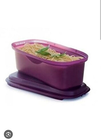 Tupperware mikrodalga makarna 