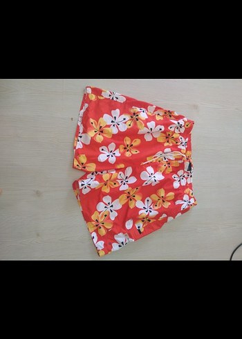 Renkli Çiçek Desenli Erkek Mini Şort - Görsel 6