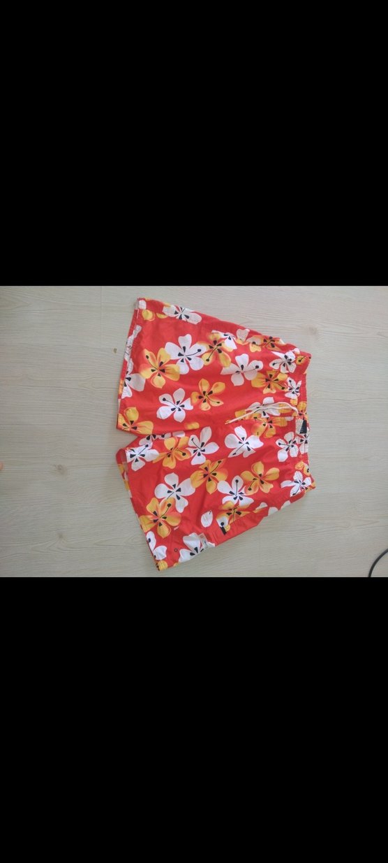 Renkli Çiçek Desenli Erkek Mini Şort - Görsel 3